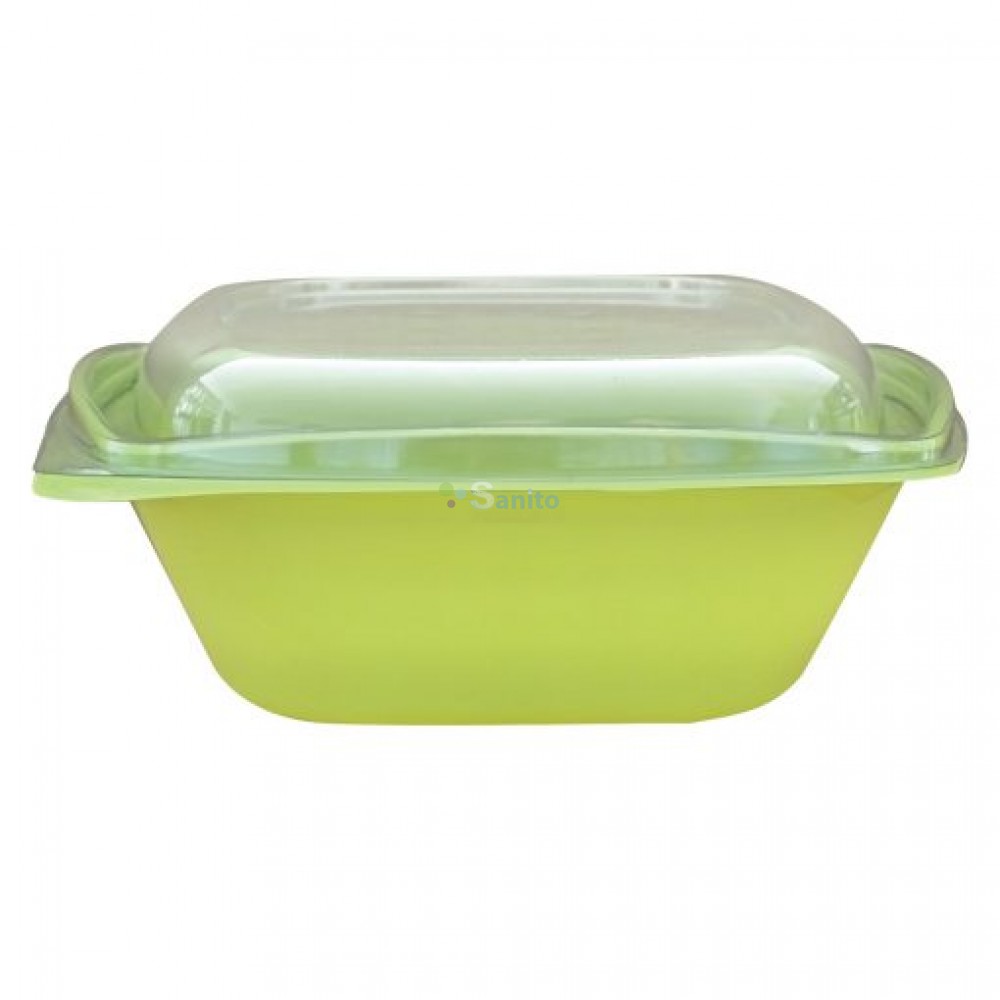 Caserole patrate capacitate 750g fara capac 50 buc/set
